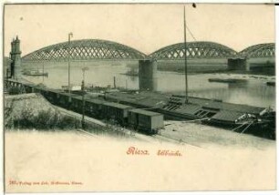 Riesa an der Elbe. Elbbrücke