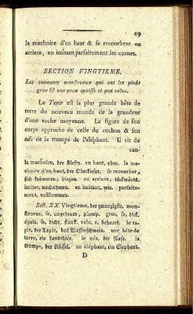 Section Vingtieme.