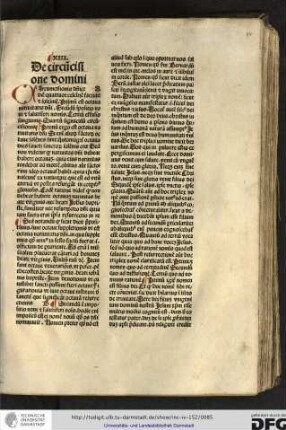 Circumcisionis dominice diem quattuor celebrem faciunt et solennem, primum est octava nativitatis domini...