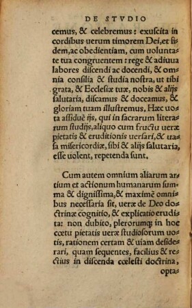 De Studio theologiae recte inchoando