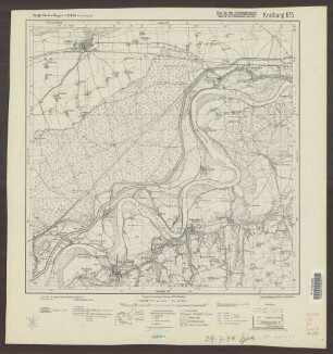 675 Kraiburg ; Topographische Karte von Bayern 1:25.000 [Positionsblätter]