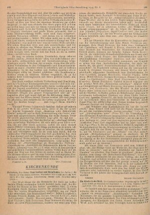 484-486 [Rezension] Die Kirche in der Welt