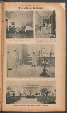 El sanatorio Gutiérrez - [Ilustración] : Una clinica modelo