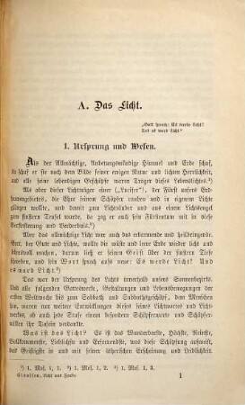 Schöpfungsspiegel oder die Natur im Lichte des Wortes, 1. Das Licht und die Farben in Natur, Geist und Leben