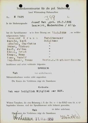 Weh, Josef