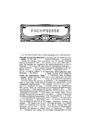 Fachpresse