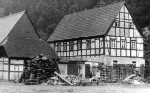 Wilsdruff-Grund-Wüstarabien. Lohmühle Wüstarabien, Ansicht (Aufnahme Martin Risse, Ausschnitt)