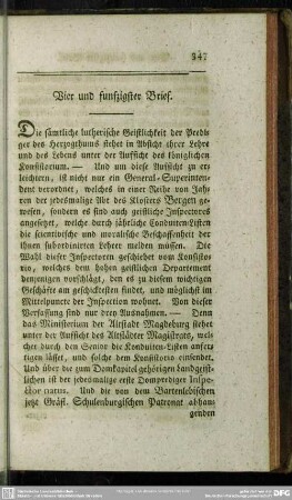 Vier und funfzigster Brief
