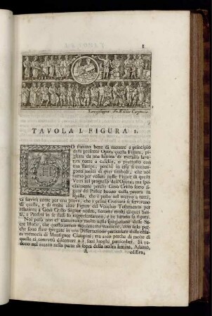 Tavola I. Figuara I. [-] Tavola XVII. Figura I.