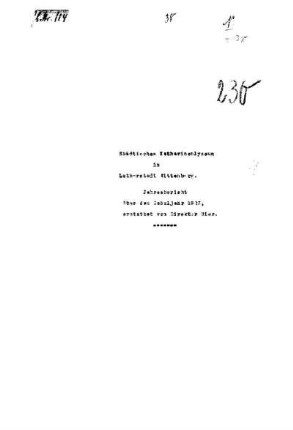 1923/24: Jahresbericht ... - 1923/24