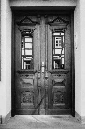 Sachteil Hautür (Wohnhaus); Gelnhausen, Töpfergasse 8