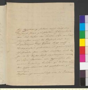 Brief von Stein, Gottlob Friedrich Konstantin von an Goethe, Johann Wolfgang von