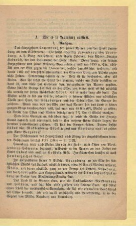 A. Wie es in Lauenburg aussieht