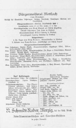 Bürgermeisterei Mettlach