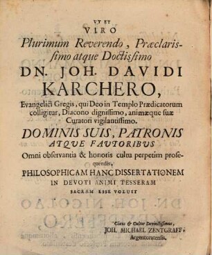 Diss. de logices amplitudine