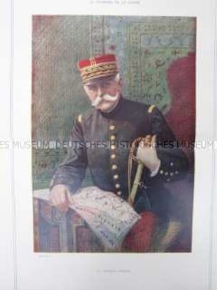 Uniformdarstellung, Porträt, Paul Maurice Emmanuel Sarrail in Generalsuniform, Frankreich, 1915/1923 .