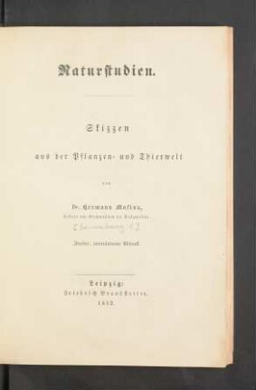 [1]: Naturstudien