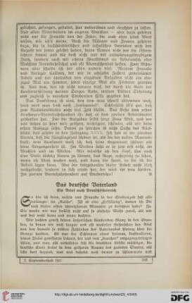 Das deutsche Vaterland: ein Brief nach Deutschösterreich