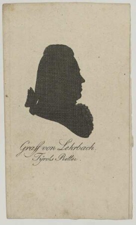 Bildnis des Ludwig Konrad von Lehrbach