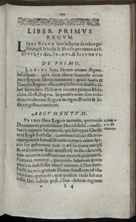 Liber [...] Regum.