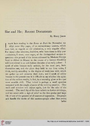 12: She and He : recent documents