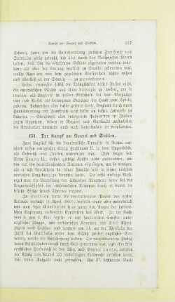 Der Kampf um Neapel und Sicilien