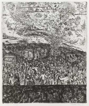 Festival - Augustblatt des Junge-Welt-Grafik-Kalenders