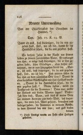 226-258, Neunte - Zehnte Unterweisung.