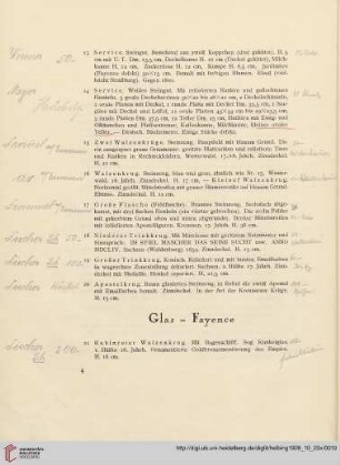 Glas- Fayence (Nr. 21-78)