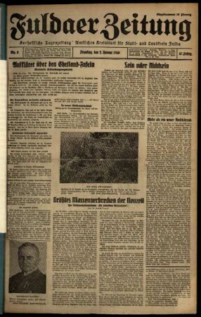 1940: Fuldaer Zeitung