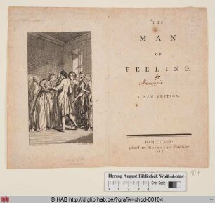 Titelkupfer und Titelblatt zu Mackenzie's Man of Feeling