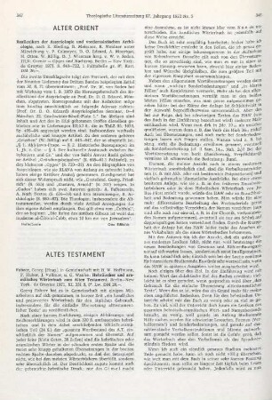 347 [Rezension] Reallexikon der Assyrologie und vorderasiatischen Archäologie