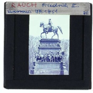 Potsdam, Lazzerini, Baratta, Reiterstandbild Friedrichs des Großen