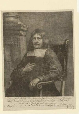 Johannes Michael Dilherr; geb. 14.10.1604 in Themar (Lkr. Hildburghausen); gest. 08.04.1669 in Nürnberg