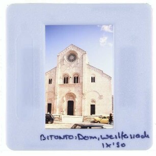 Bitonto, Kathedrale : Westfassade