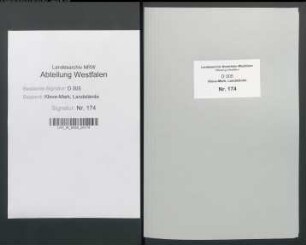 Steuer-Anschlag für Kleve und Mark