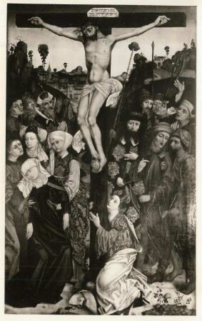 Marienaltar: Verkündigung, Geburt Christi, Anbetung, heilige Sippe (1. Wandlung des Marienaltars); Christus am Ölberg, Dornenkrönung, Kreuzigung, Kreuztragung (2. Wandlung des Altars)