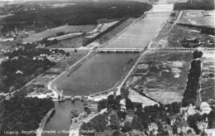 Leipzig: Regatta-Strecke u. Hochflut-Becken