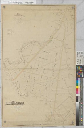 Lamberti (Münster), Teilung der Galgheide, Brouillonkarte Bl.1