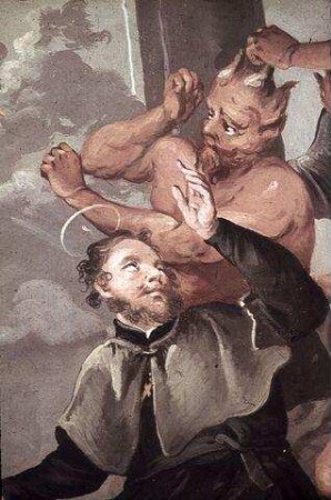 Heiliger Priester von Dämonen geplagt