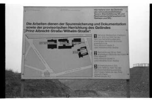 Kleinbildnegativ: Gestapo-Gelände, 1987