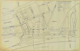 Ausstellungsgelände Ehrenhof, Fischerstraße, Lageplan
