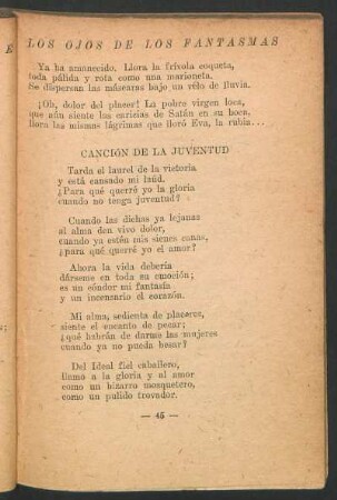 Canción de la juventud