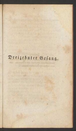 Dreizehnter Gesang