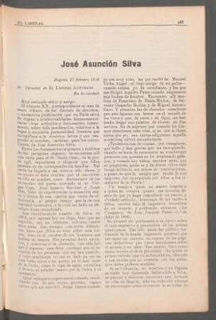 José Asunción Silva