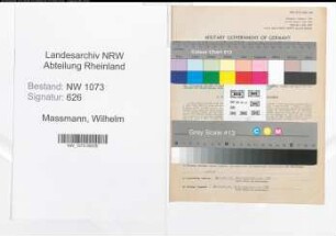 Entnazifizierung Wilhelm Massmann , geb. 11.09.1890 (Landwirt)