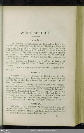Lehrplan