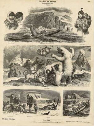 Die Welt in Bildern. Vierunddreißigster Bogen. Eskimos