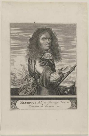 Bildnis des Henricus de la tour Dauvergne et de Turenne