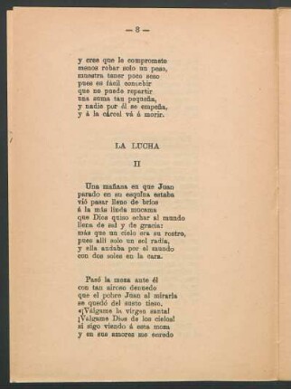 II. - La lucha